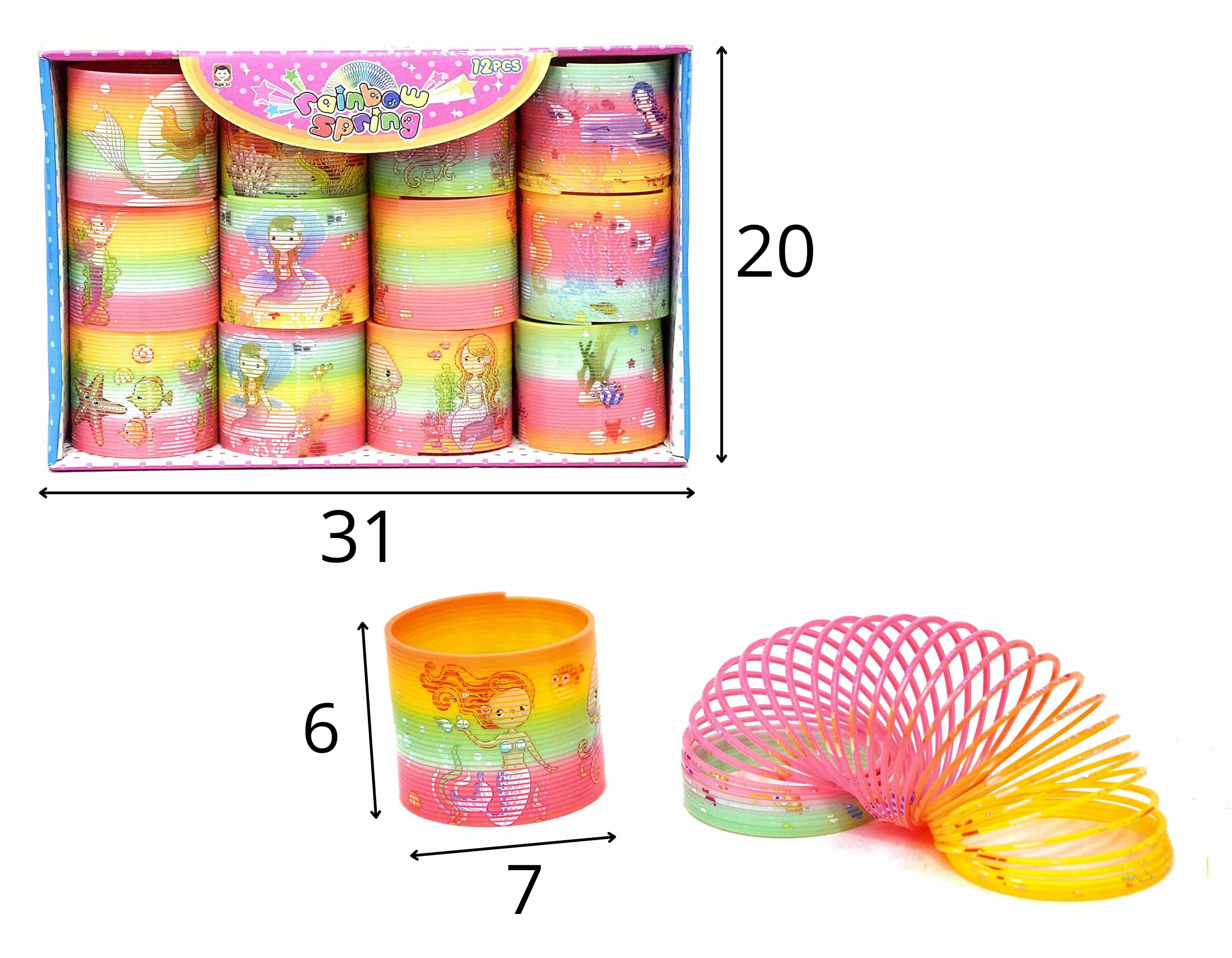 A - MOLA MALUCA SEREIA E ANIMAIS MARINHOS NO DISPLAY C/ 12 PCS CORES VARIADAS