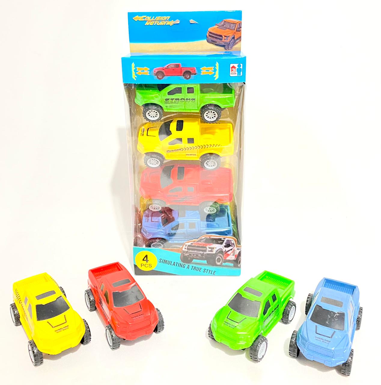 C - KIT COLEÇÃO PICK-UP C/ 4 PÇS Á FRICÇÃO (CAIXA FECHADA R$ 10,90 + FT -> 24 PEÇAS)