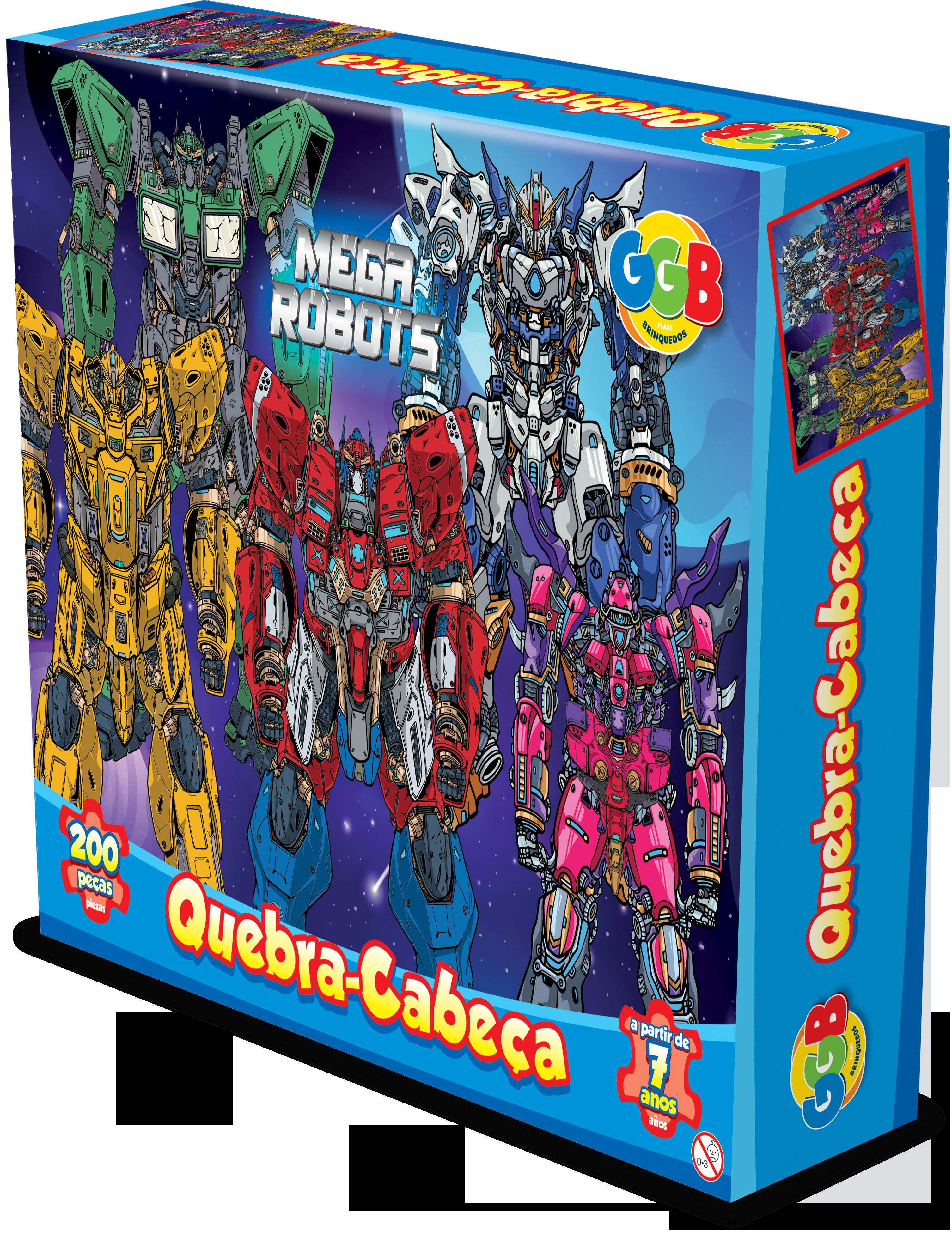 X - QUEBRA CABECA TRANSFORMERS COM 200 PCS