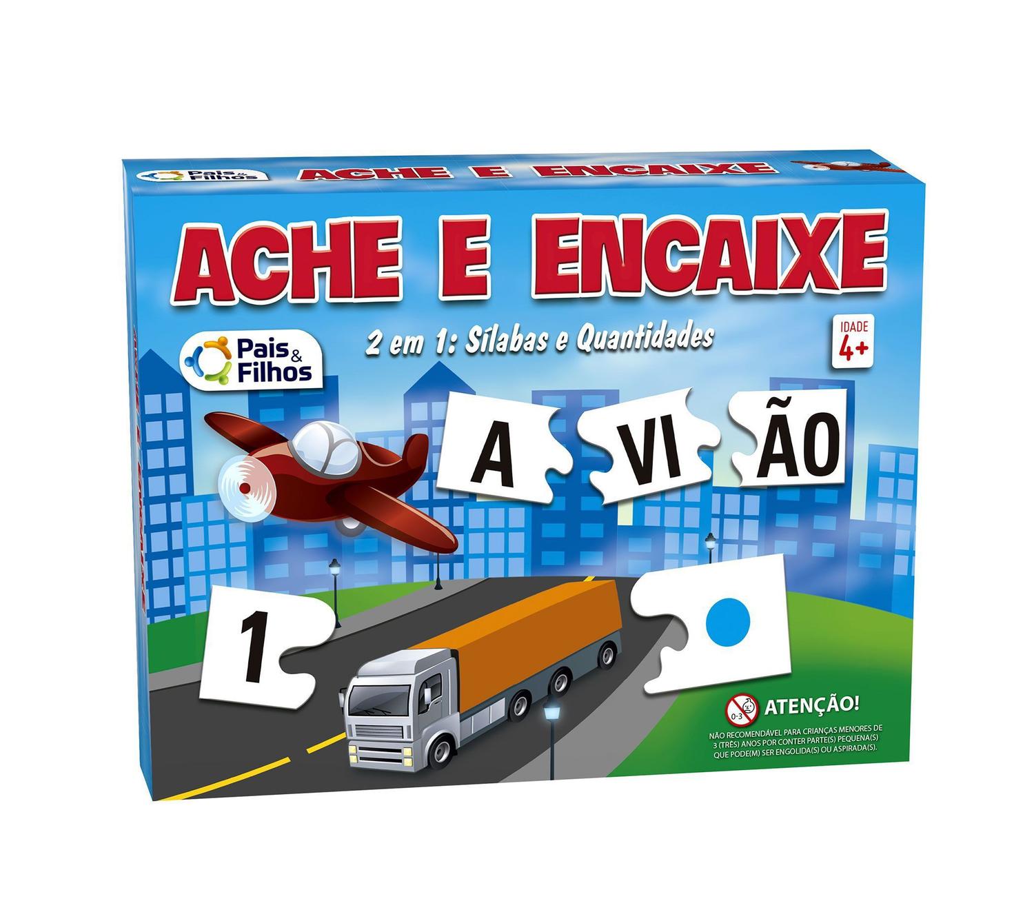 X - JOGO ACHE E ENCAIXE C/ 62 PCS 