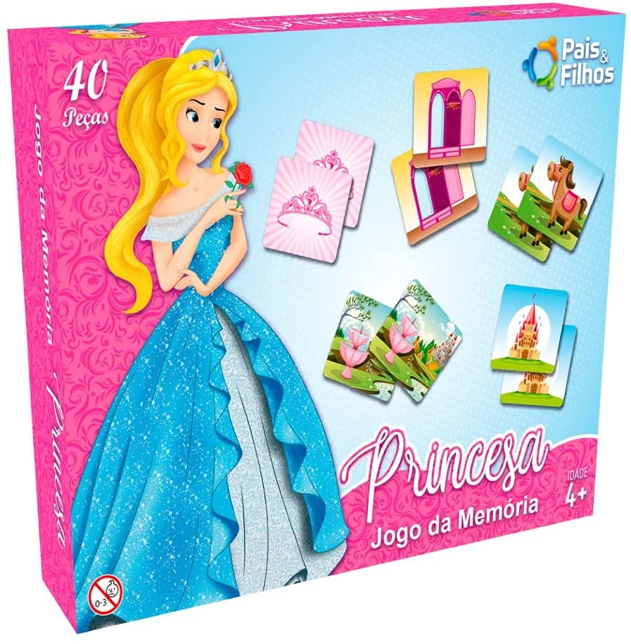 X - JOGO DA MEMÓRIA PRINCESA 