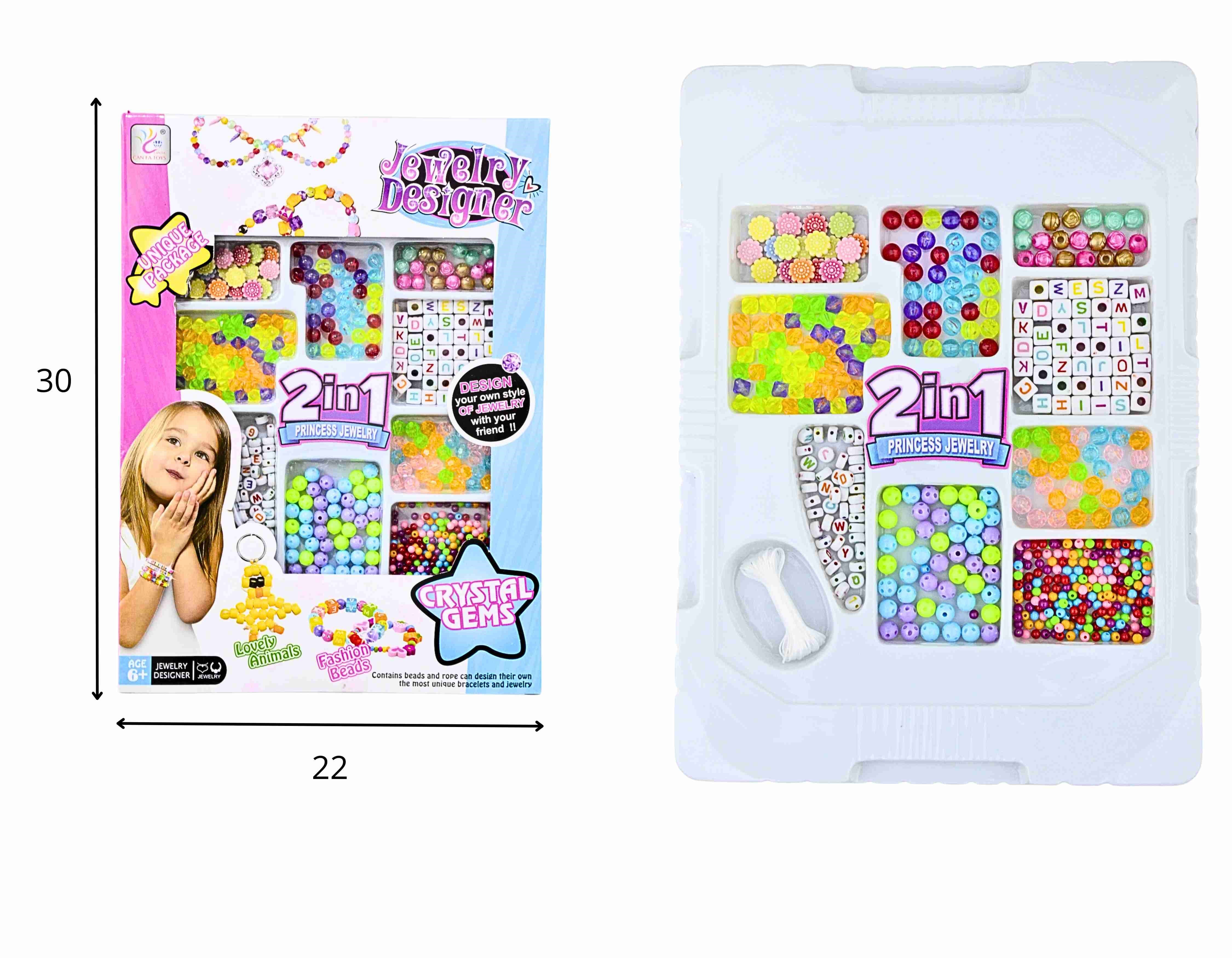 G - KIT MIÇANGAS PARA MONTAR PULSEIRAS E COLARES COM PEÇAS COLORIDAS