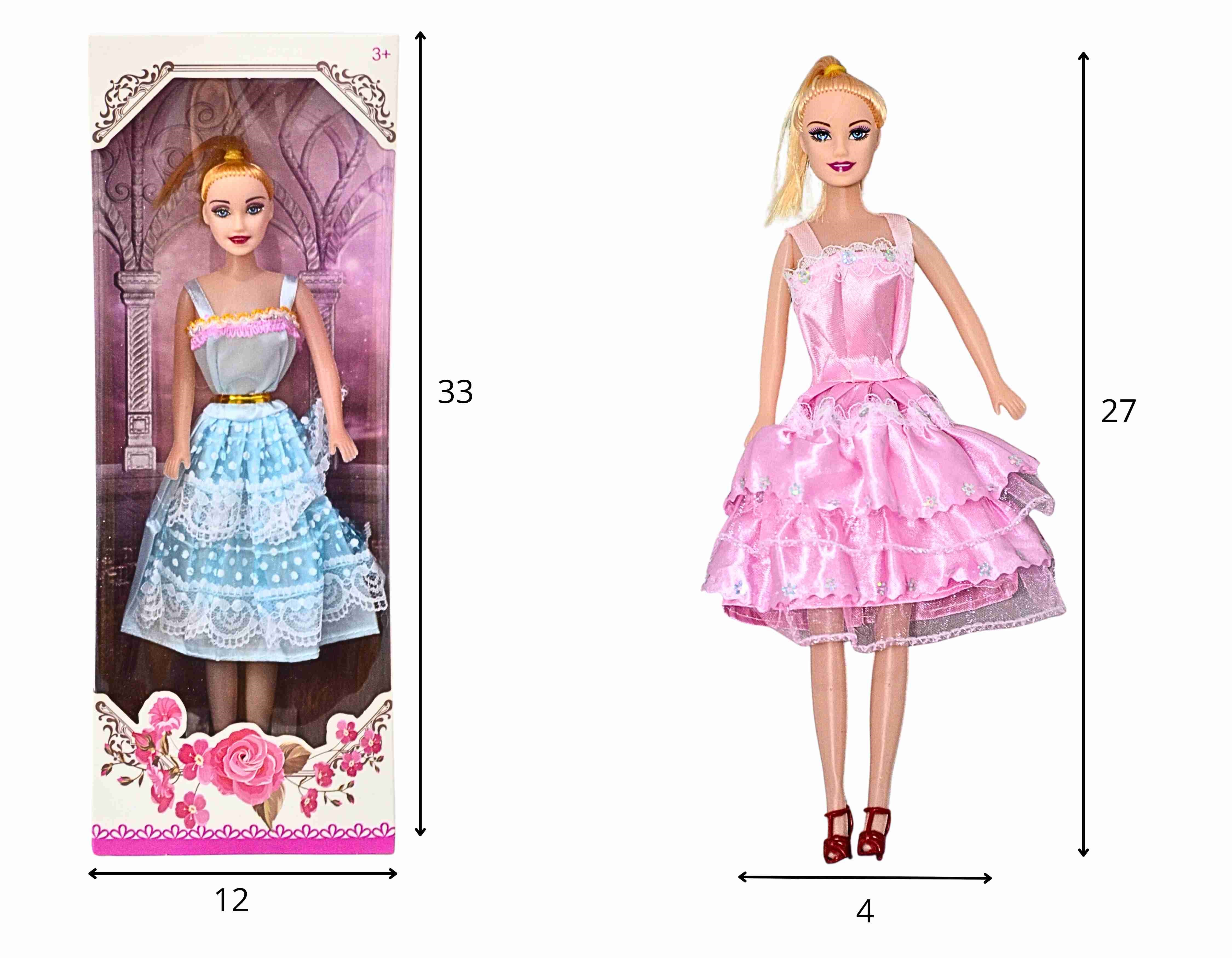 C - BONECA PRINCESS DREAM INDIVIDUAL NA CAIXA COM MODELOS VARIADOS 