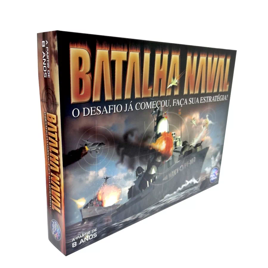 JOGO BATALHA NAVAL (TOP LINE) C/ 190 PEÇAS
