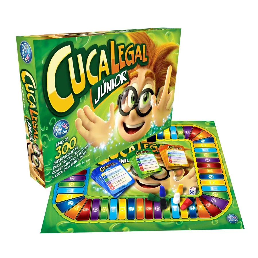 X - JOGO CUCA LEGAL JUNIOR COM 64 PECAS