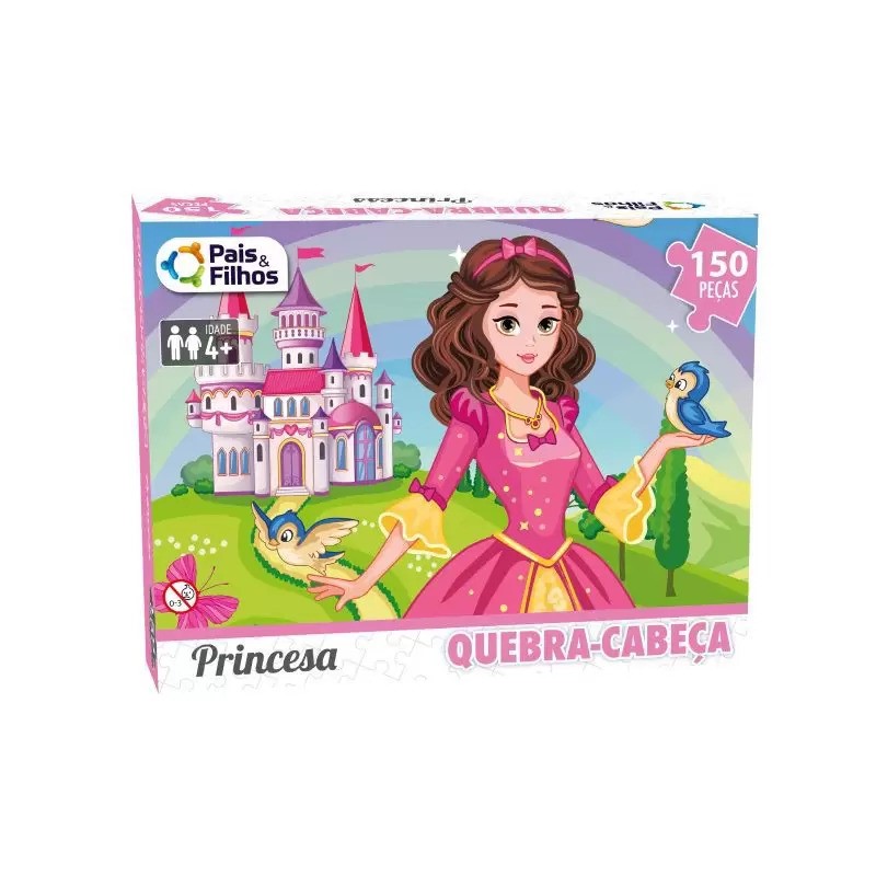 X - JOGO QUEBRA CABECA PRINCESAS C 150 PECAS