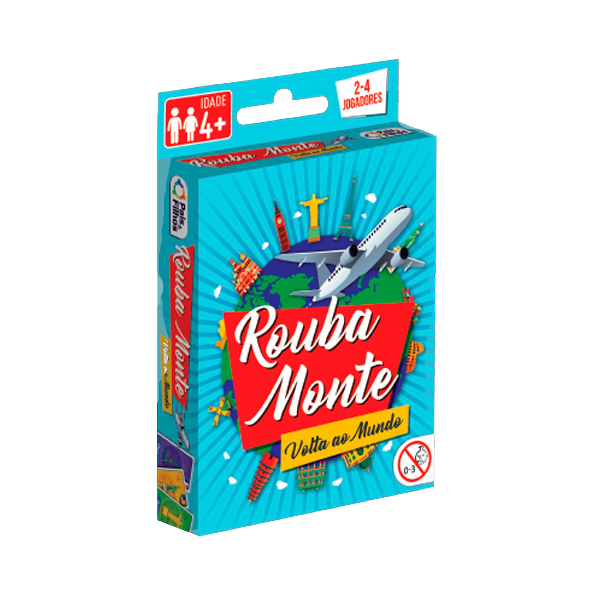 X - JOGO ROUBA MONTE VOLTA AO MUNDO COM 56 CARTAS