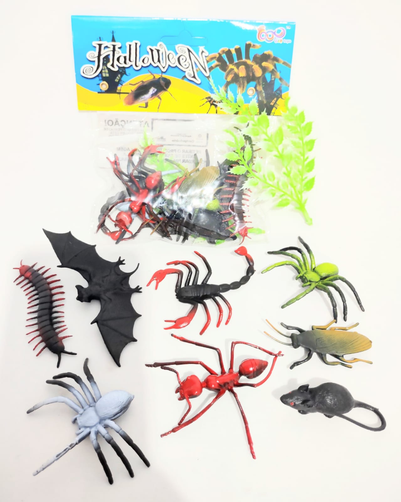 KIT ANIMAIS INSETOS PVC NA SOLAPA