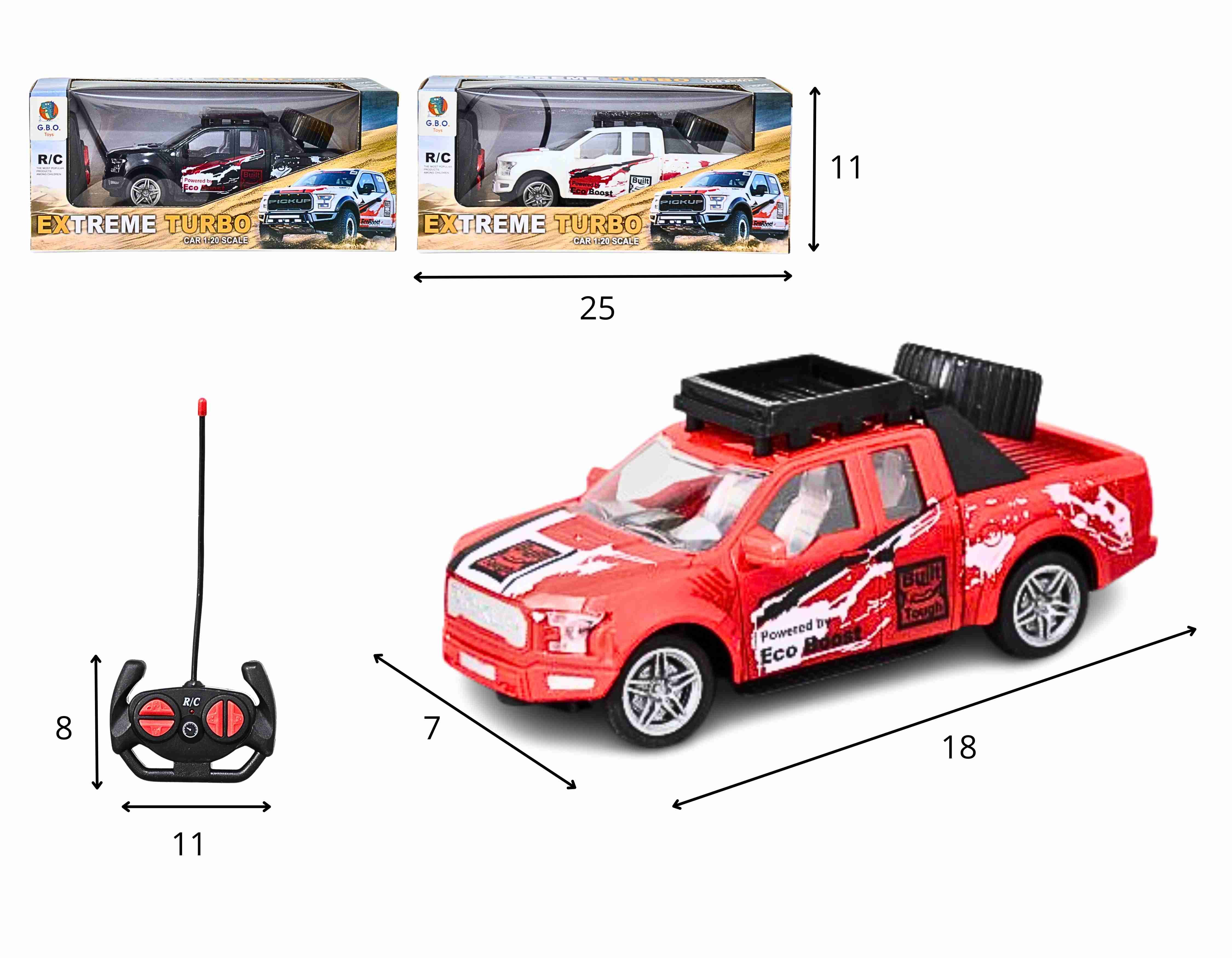 F - PICKUP DE CONTROLE TOTAL COM CORES VARIADAS