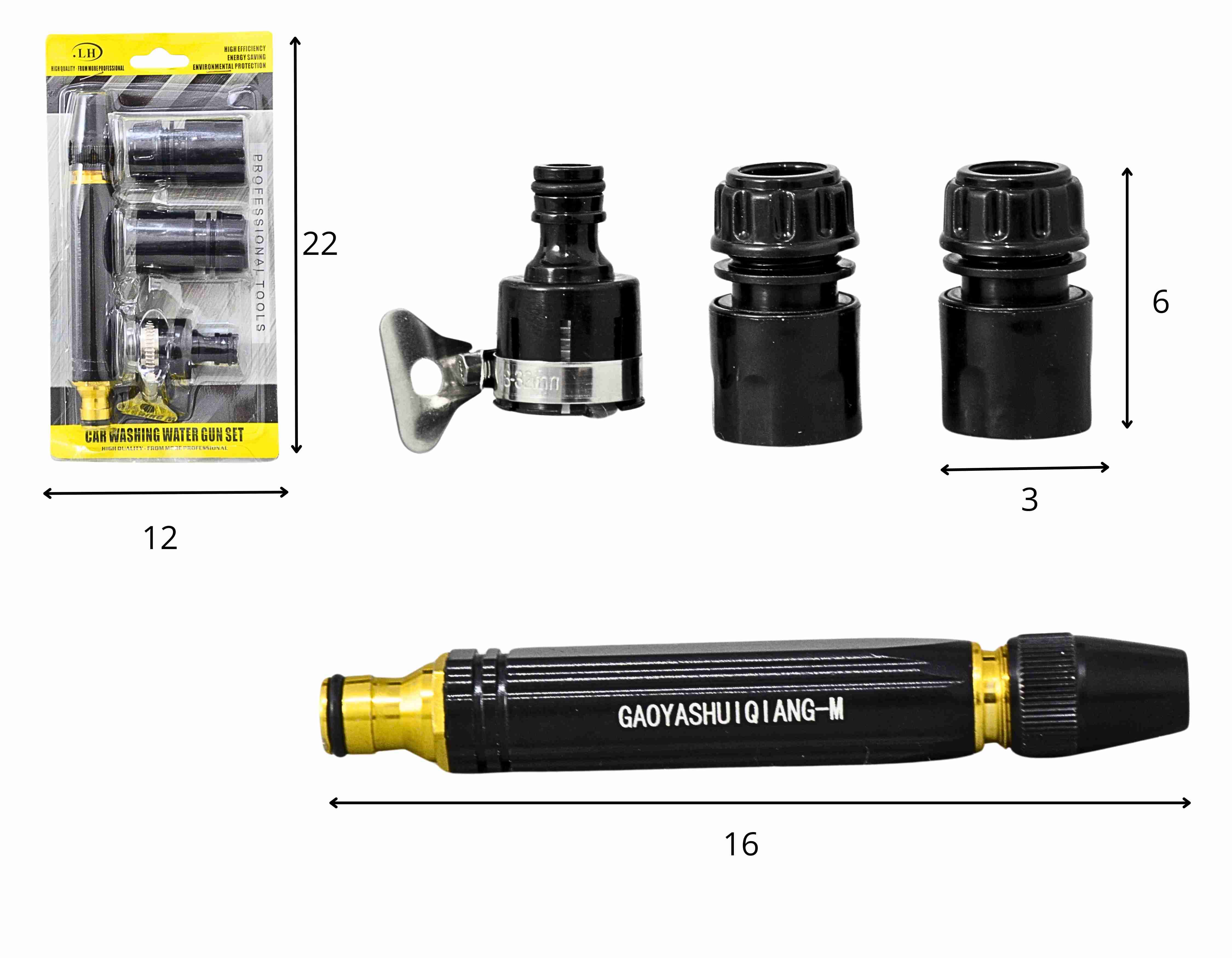 Z - KIT BICOS DE MANGUEIRA DE ALTA PRESSAO DE METAL