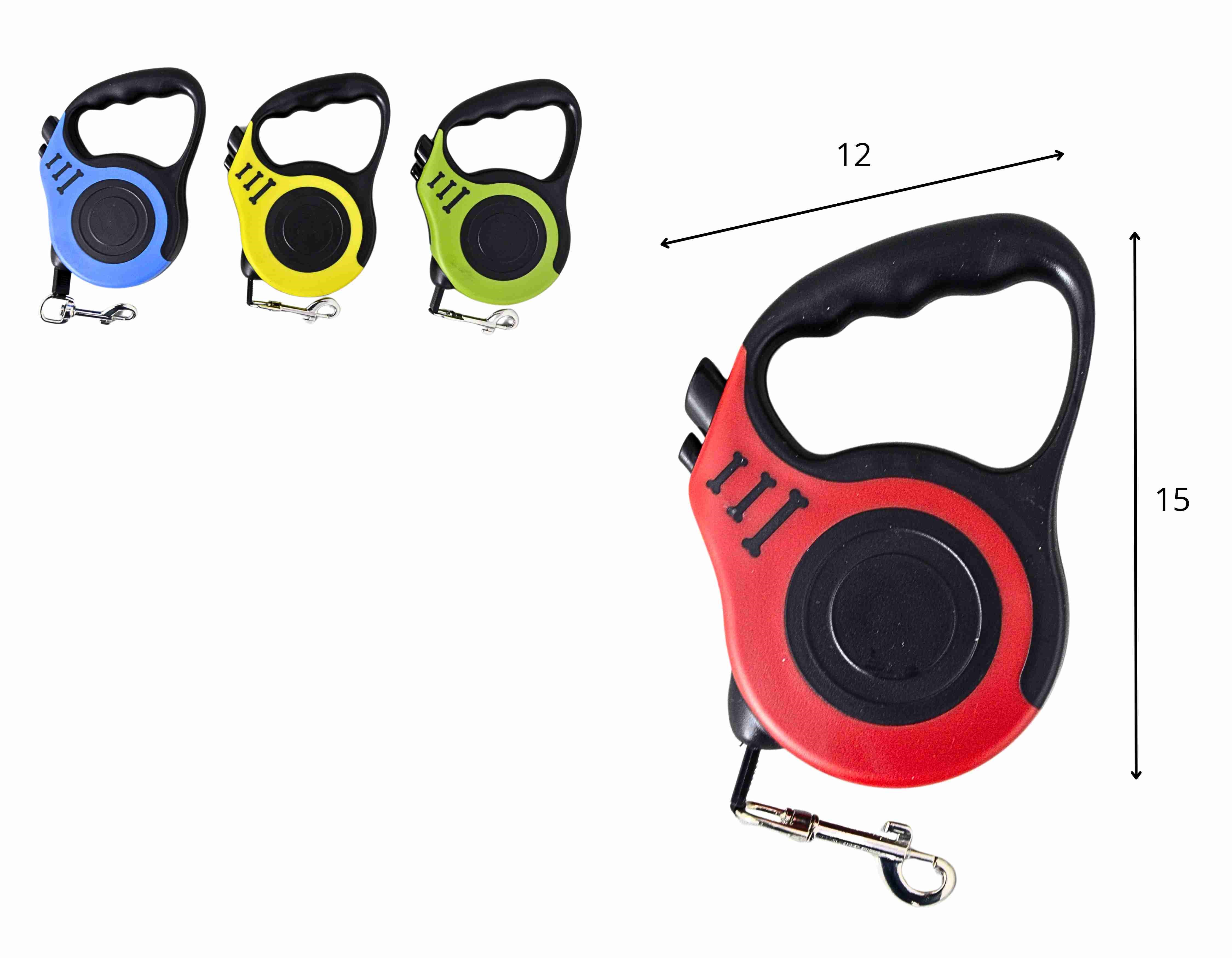 Z - GUIA RETRATIL PARA CAES E GATOS COM TRAVA DE SEGURANÇA