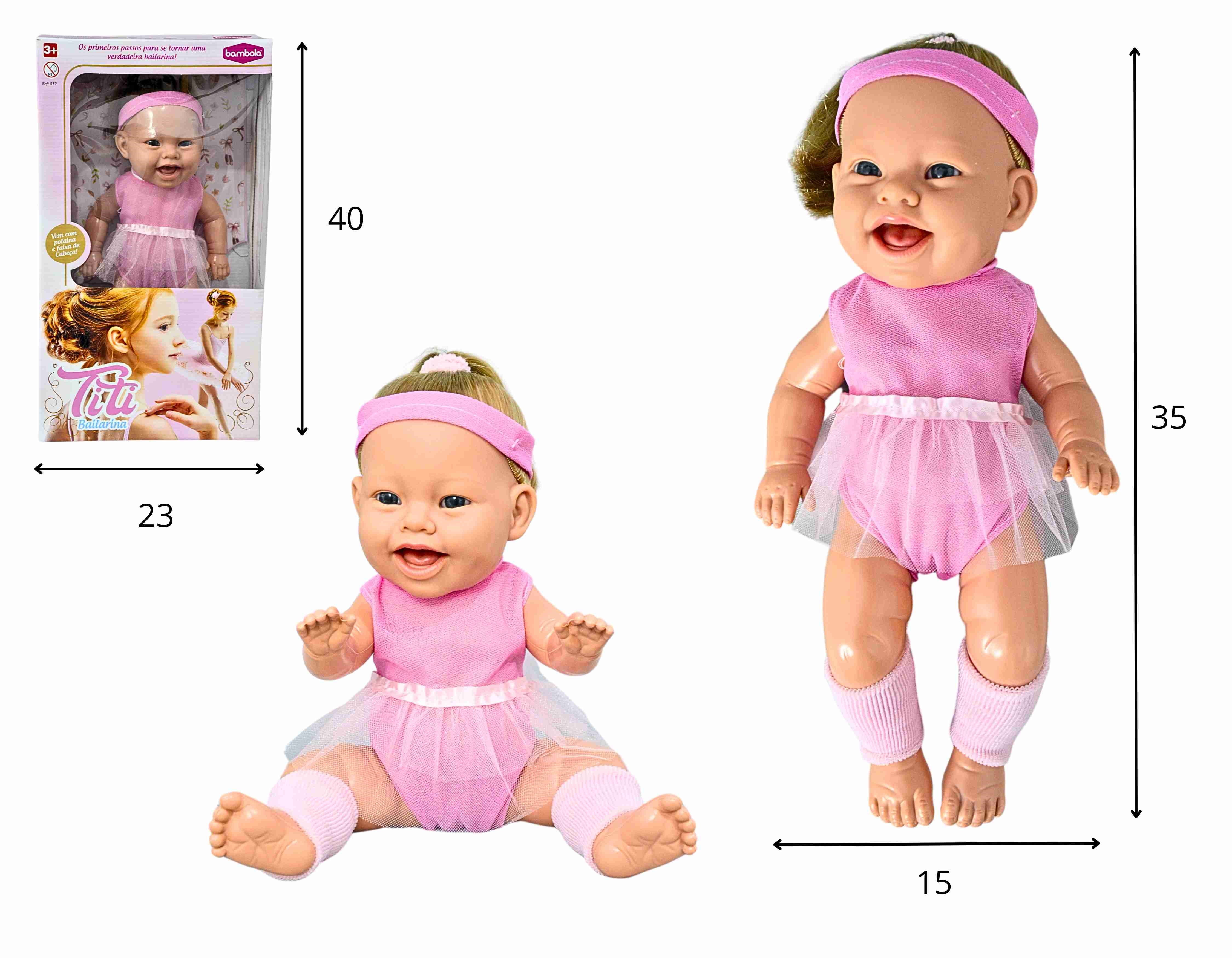 C - BONECA BAMBOLA TITI BAILARINA