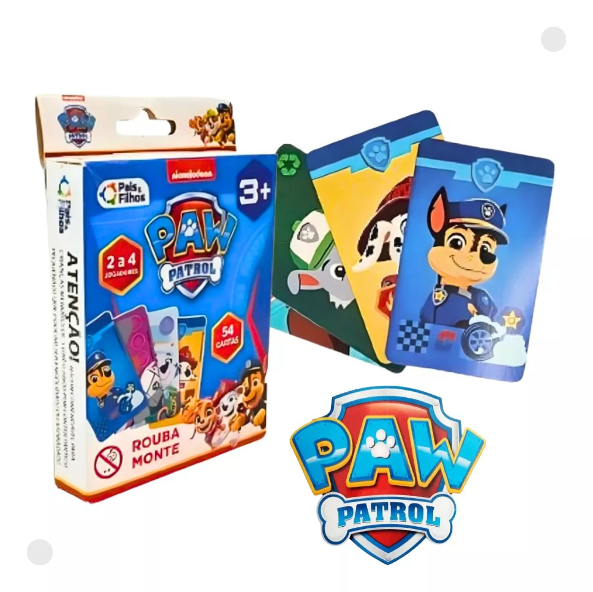 X - JOGO ROUBA MONTE PATRULHA CANINA COM 54 CARTAS
