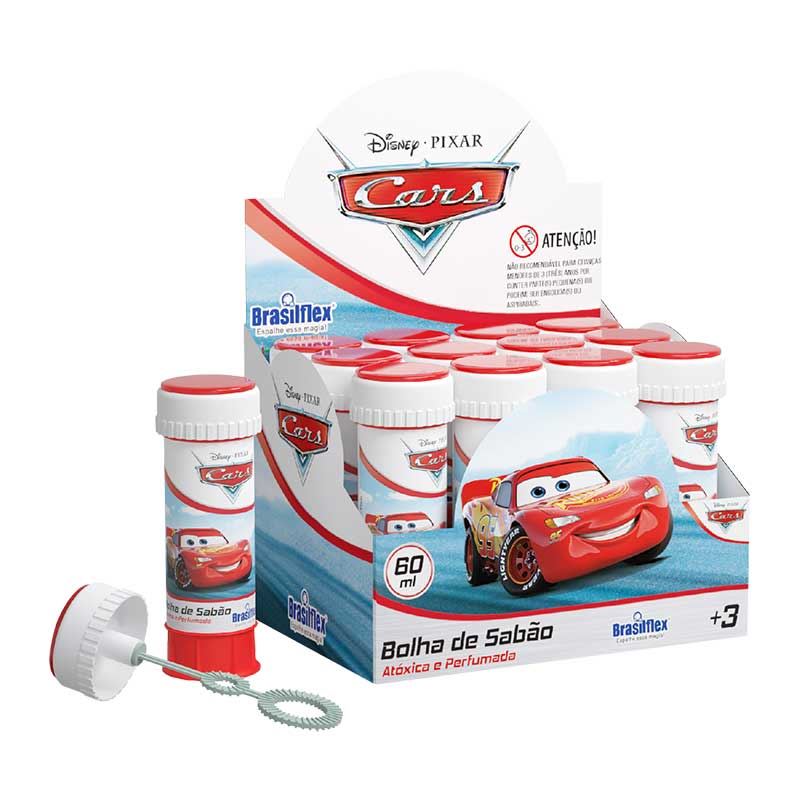 H - BOLHA DE SABAO CARS 60 ML