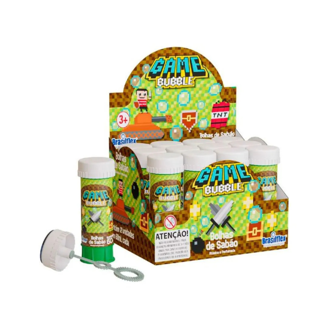 H - BOLHA DE SABAO MINECRAFT 60 ML