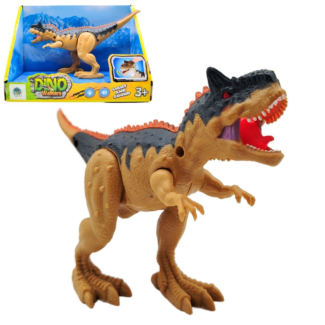 D - DINOSSAURO Á PILHA C/ SOM E ILUMINAÇÃO 