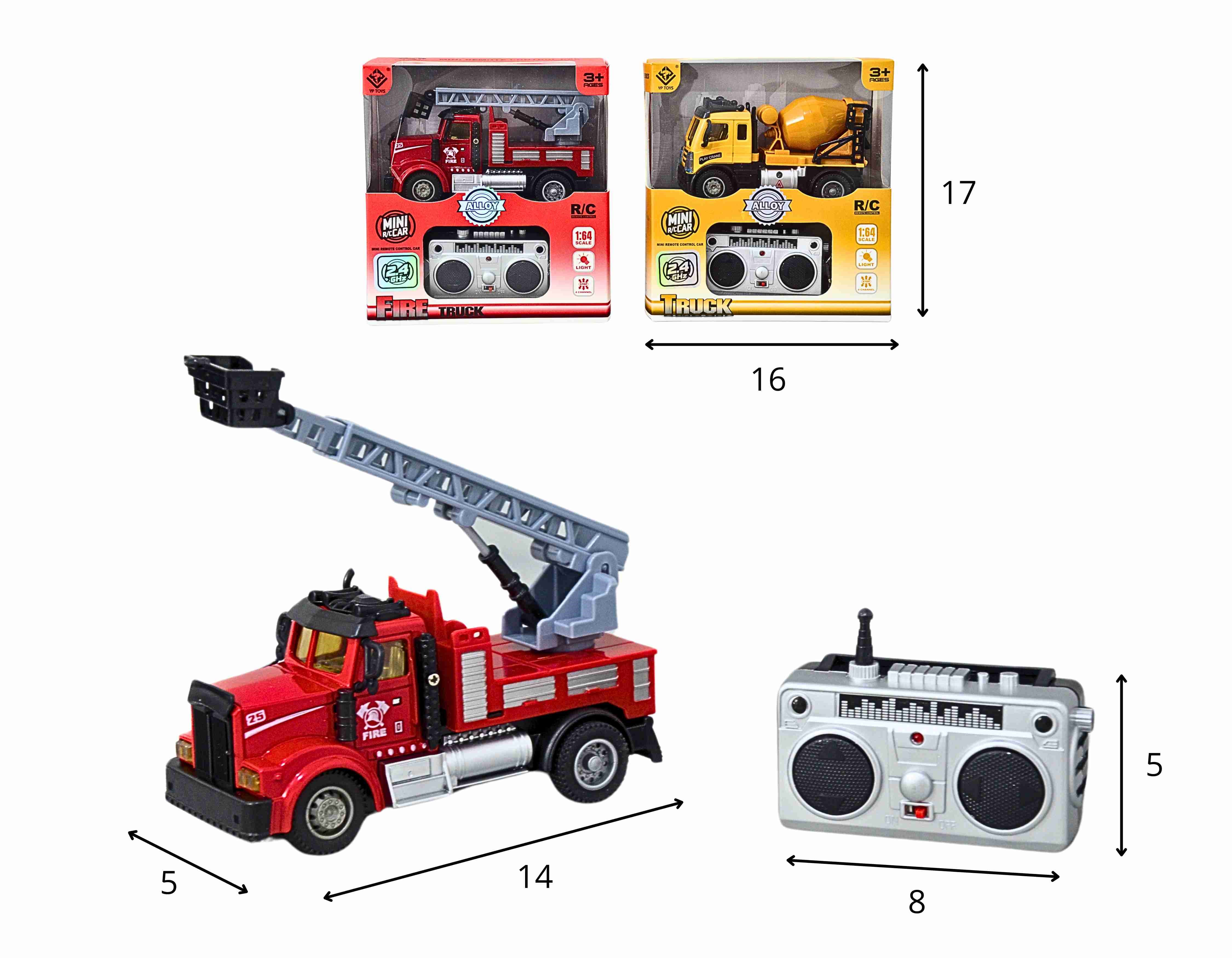 F - CAMINHÃO BOMBEIRO/CONSTRUCAO DE CONTROLE TOTAL COM ILUMINAÇÃO