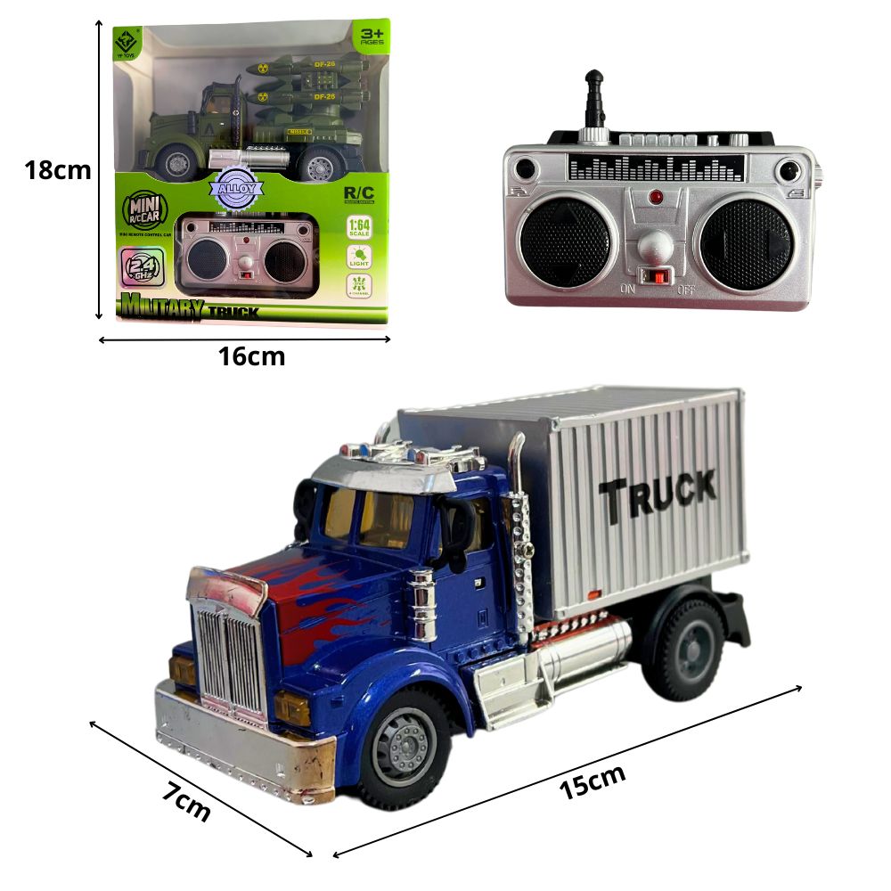 F - CAMINHÃO MILITAR E CONTAINER DE CONTROLE TOTAL COM ILUMINAÇÃO