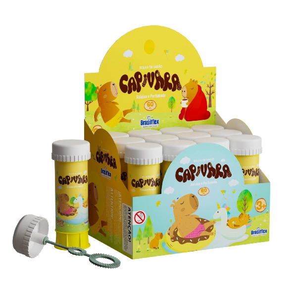 H - BOLHA DE SABAO CAPIVARA 60 ML