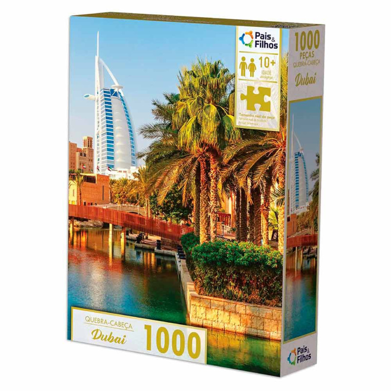 X - QUEBRA CABECA DUBAI COM 1000 PEÇAS