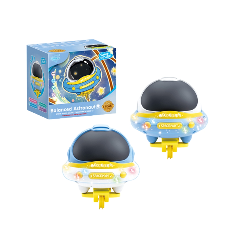 ***D - EQUILIBRISTA ASTRONAUTA COM MOVIMENTO DE EQUILIBRIO, GIRO AUTOMATICO, SOM E LUZ