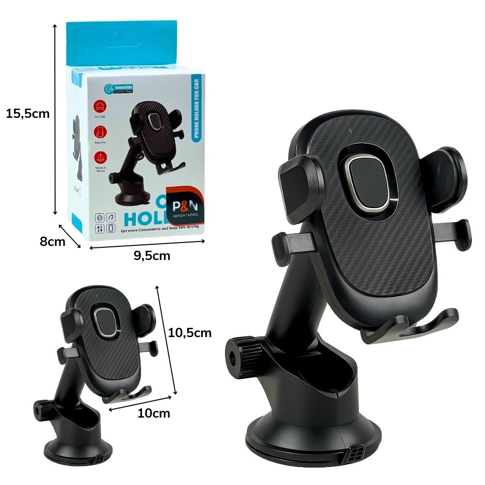***Z - SUPORTE  VEICULAR PARA CELULAR DOBRAVEL E AJUSTAVEL COM VENTOSA
