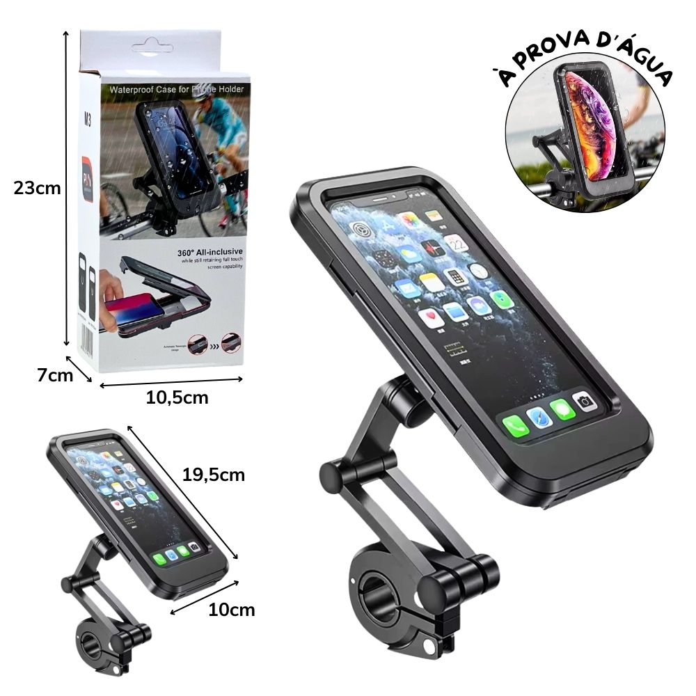 ***Z - SUPORTE PARA CELULAR DOBRAVEL AJUSTAVEL PARA MOTOS E BICICLETAS