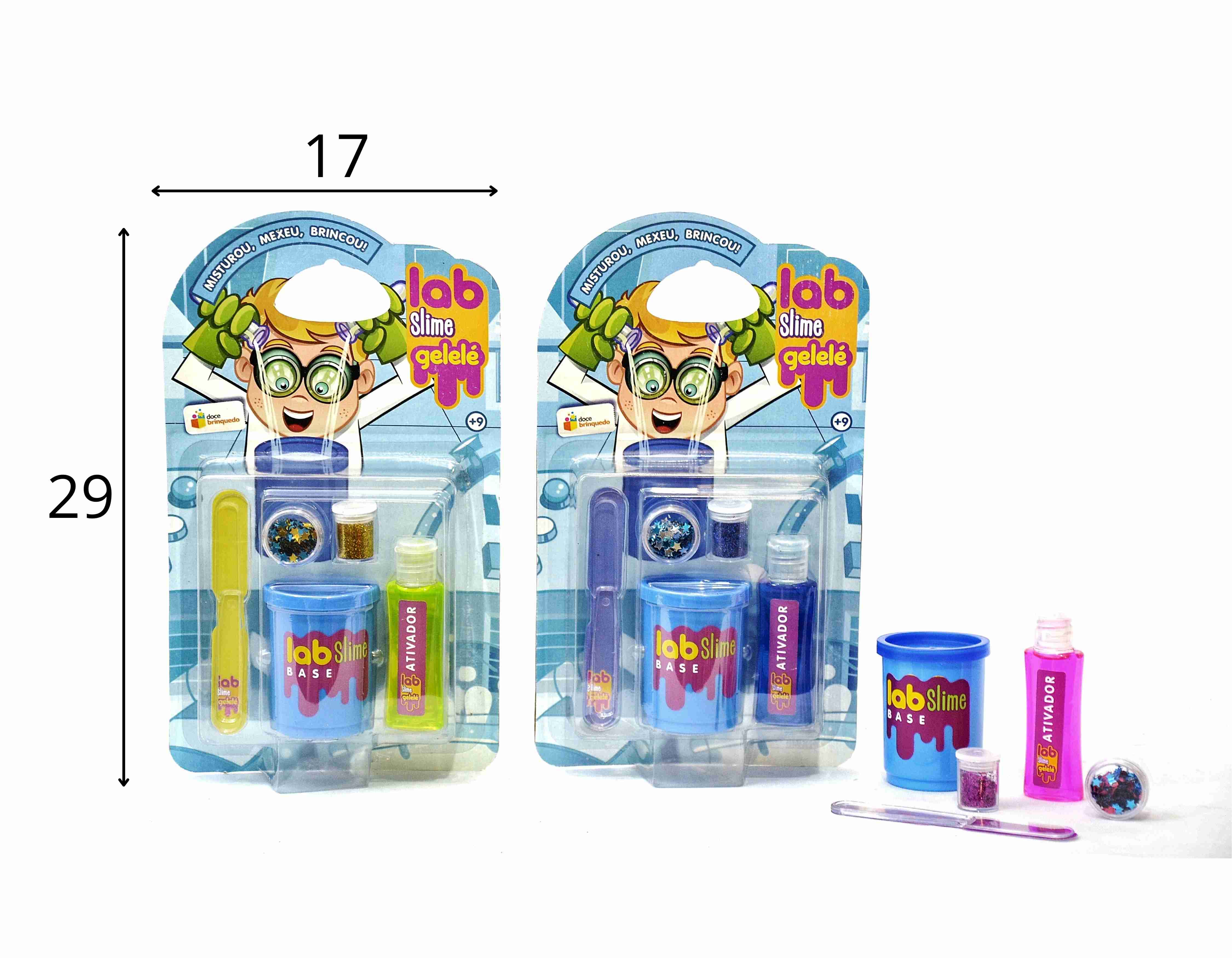 B - LAB SLIME LABORATÓRIO NO BLISTER 