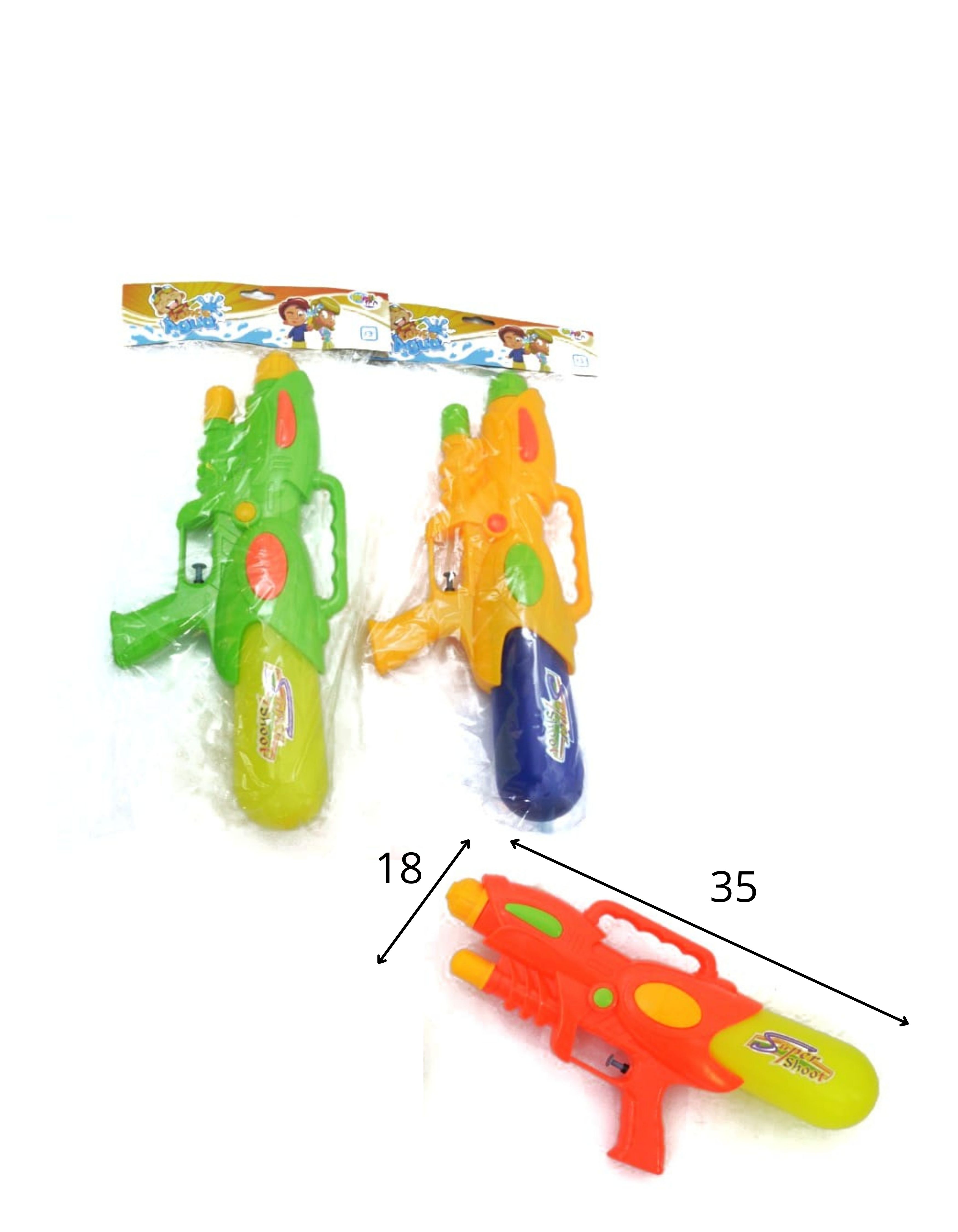 B - PISTOLA LANÇA ÁGUA GRANDE COM CORES VARIADAS
