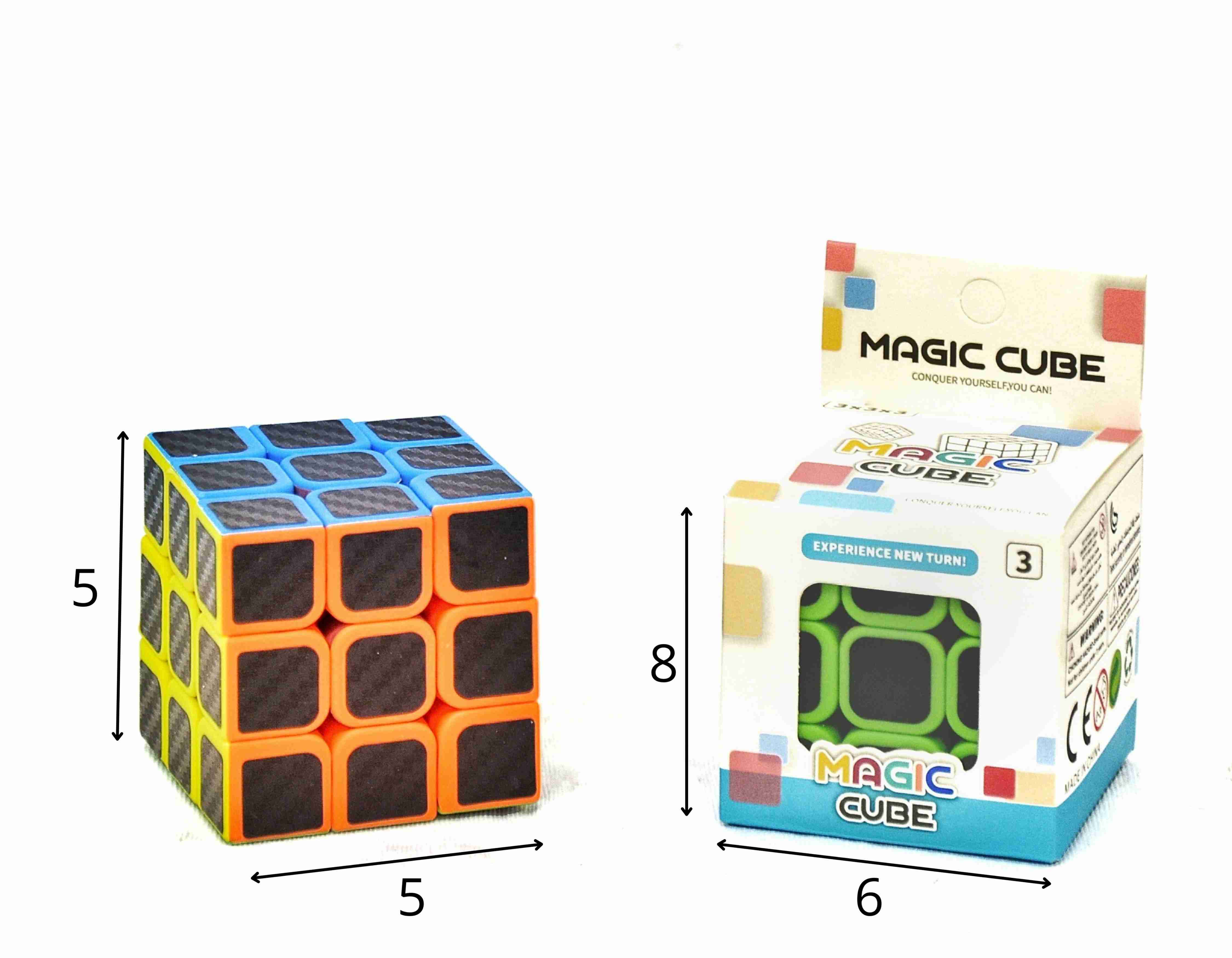 A - CUBO MAGICO MAGIC CUBE INDIVIDUAL NA CAIXA (TOP DE LINHA)