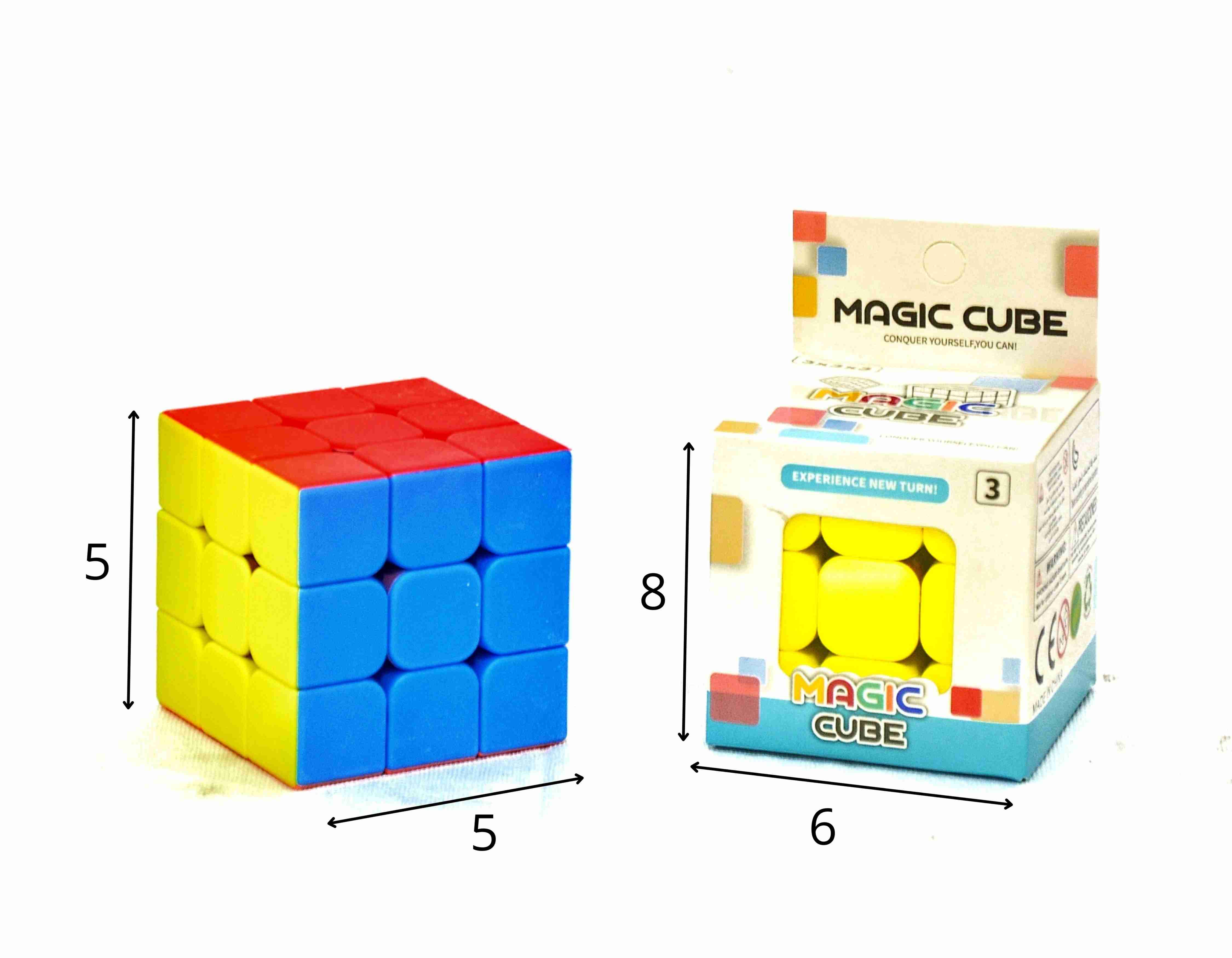 A - CUBO MAGICO MAGIC CUBE INDIVIDUAL NA CAIXA