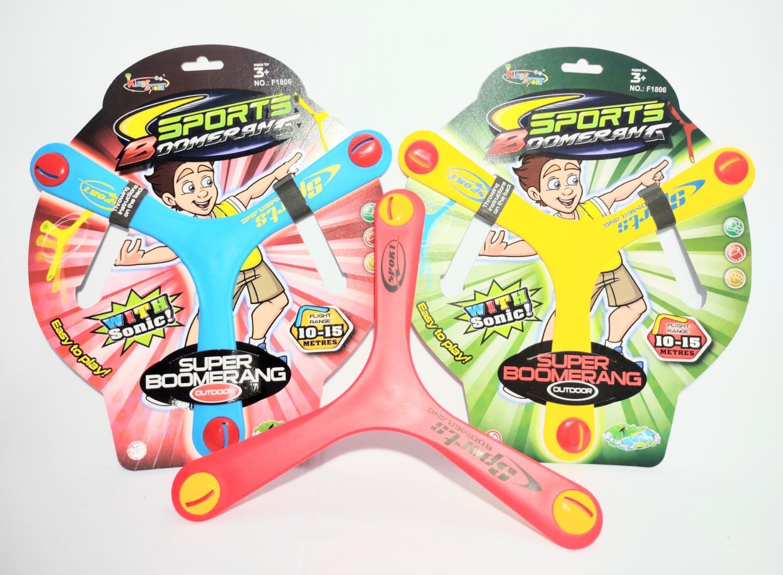 E - SUPER BOOMERANG ÁREA EXTERNA (CAIXA FECHADA R$ 22,90 + FT -> 12 PEÇAS)