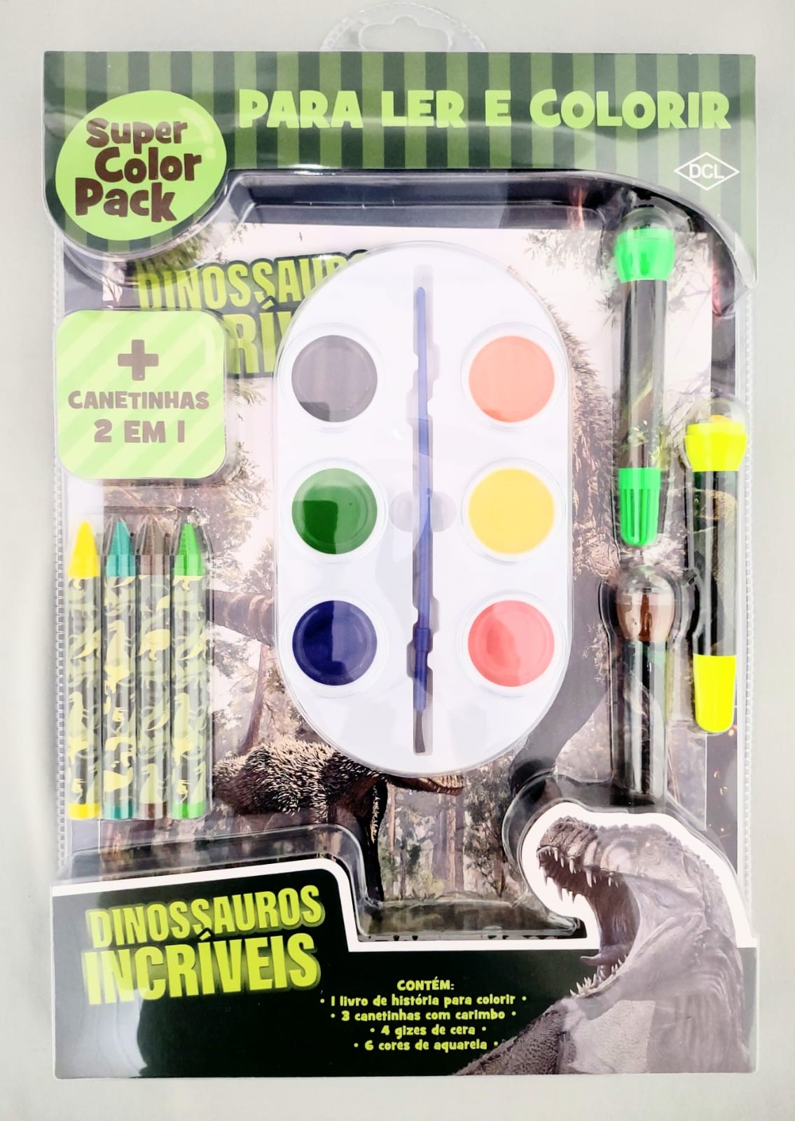 S - SUPER COLOR PACK DINOSSAUROS INCRÍVEIS
