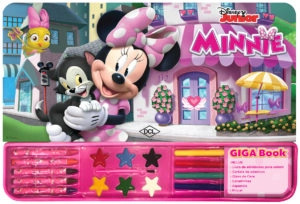 S - GIGA BOOK MINNIE LICENCIADO (CAIXA FECHADA R$ 30,90 + FT -> 08 PEÇAS) 