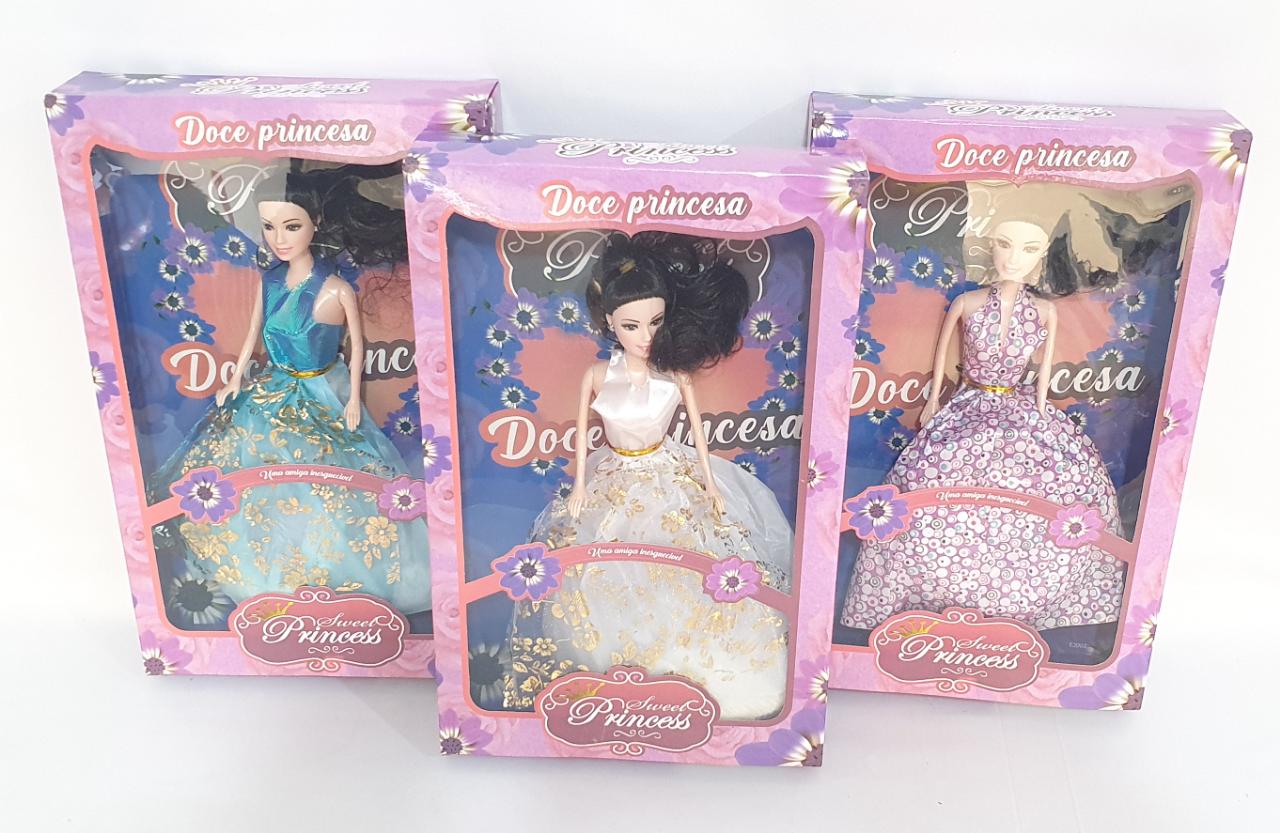C - BONECA SWEET PRINCESS DOCE PRINCESA ***PREÇO CAIXA FECHADA R$ 15,19 -> 24 PEÇAS *** 