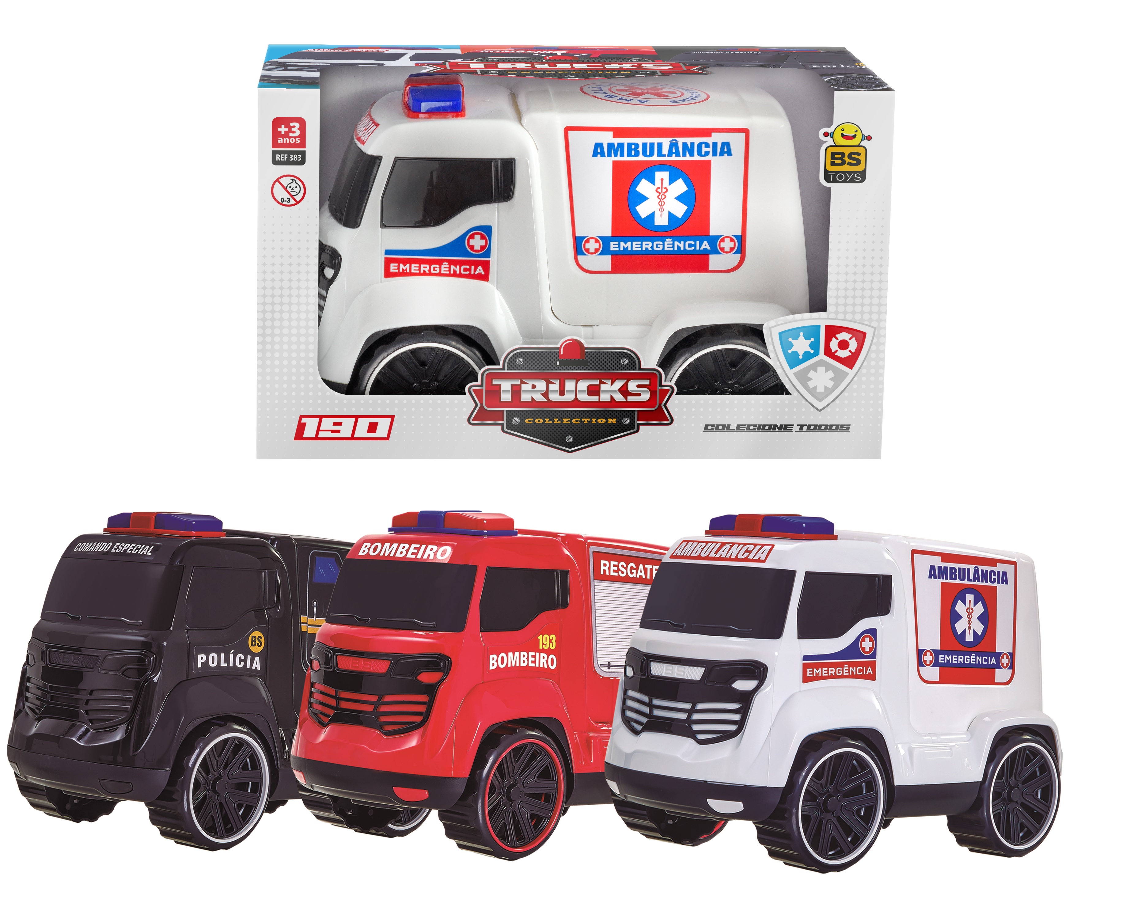 T - TRUCKS COLLECTION NA CAIXA RODA LIVRE 