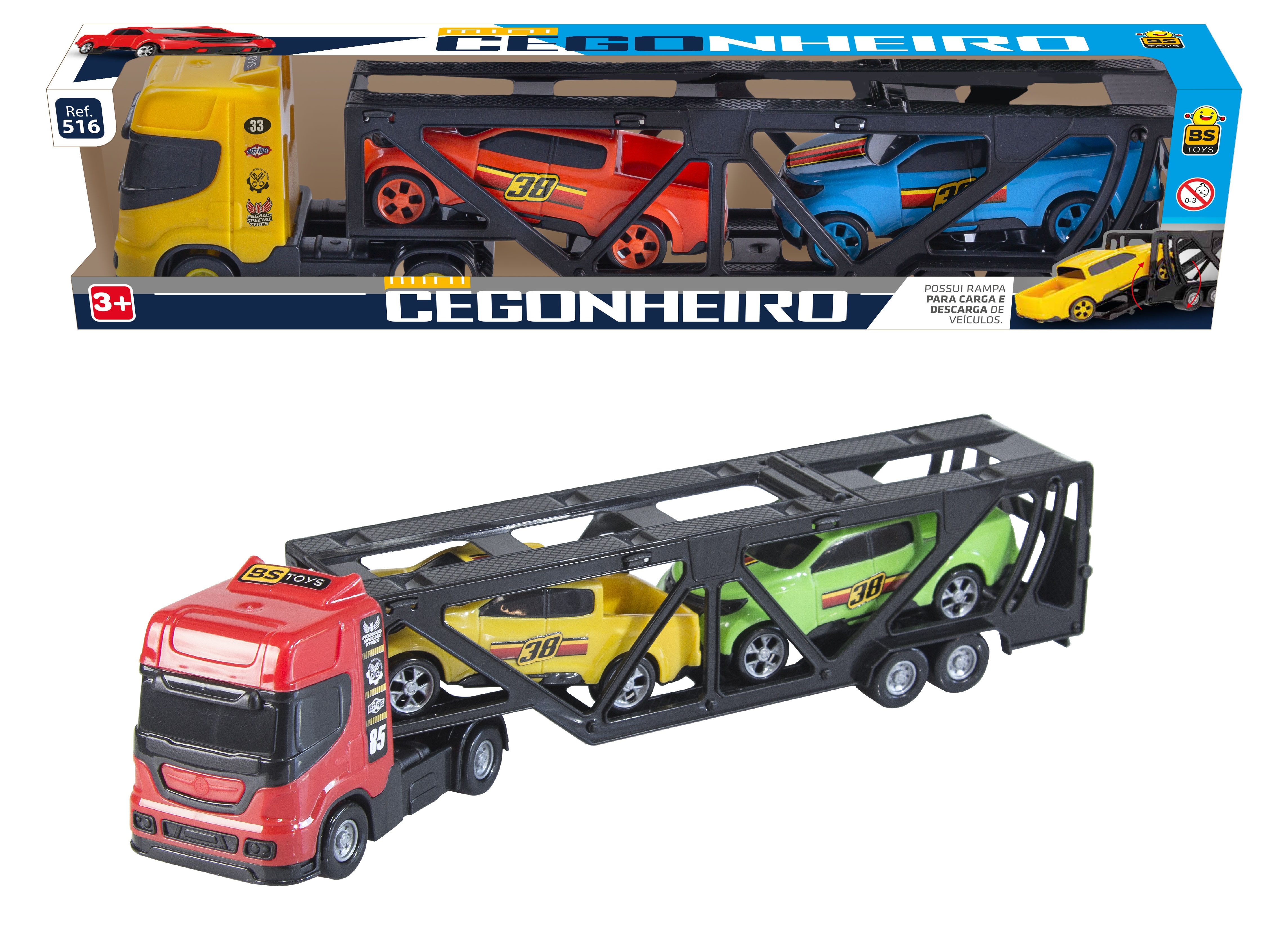 T - CAMINHAO MINI CEGONHEIRO CAIXA COMPACTA RODA LIVRE 