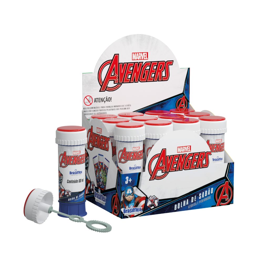 H - BOLHA DE SABAO AVENGERS 60 ML 