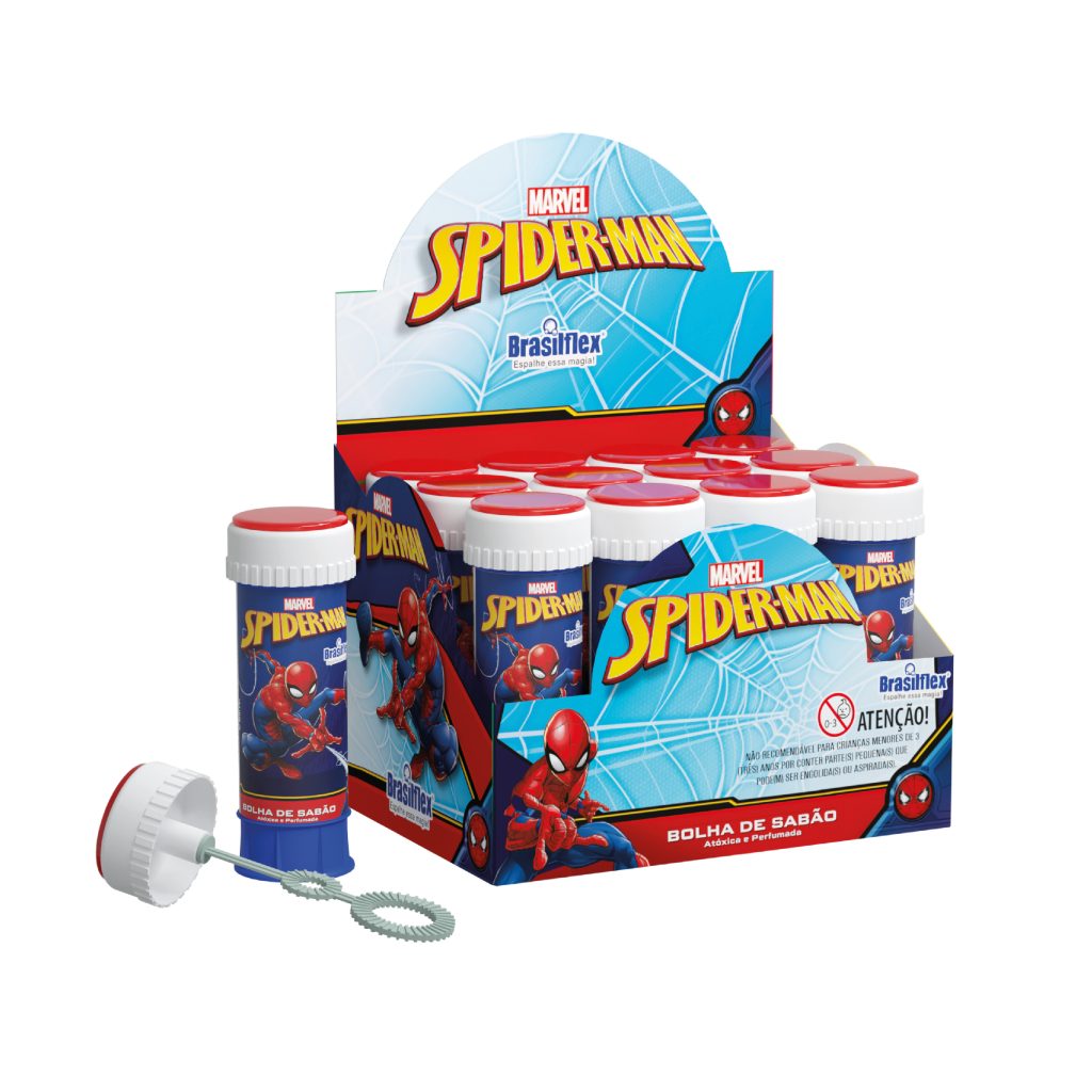 H - BOLHA DE SABAO SPIDERMAN 60 ML 