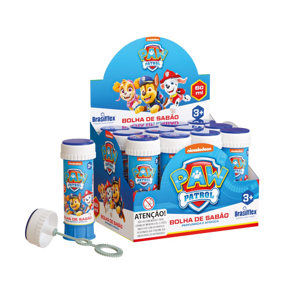 H - BOLHA DE SABAO PATRULHA CANINA 60 ML 