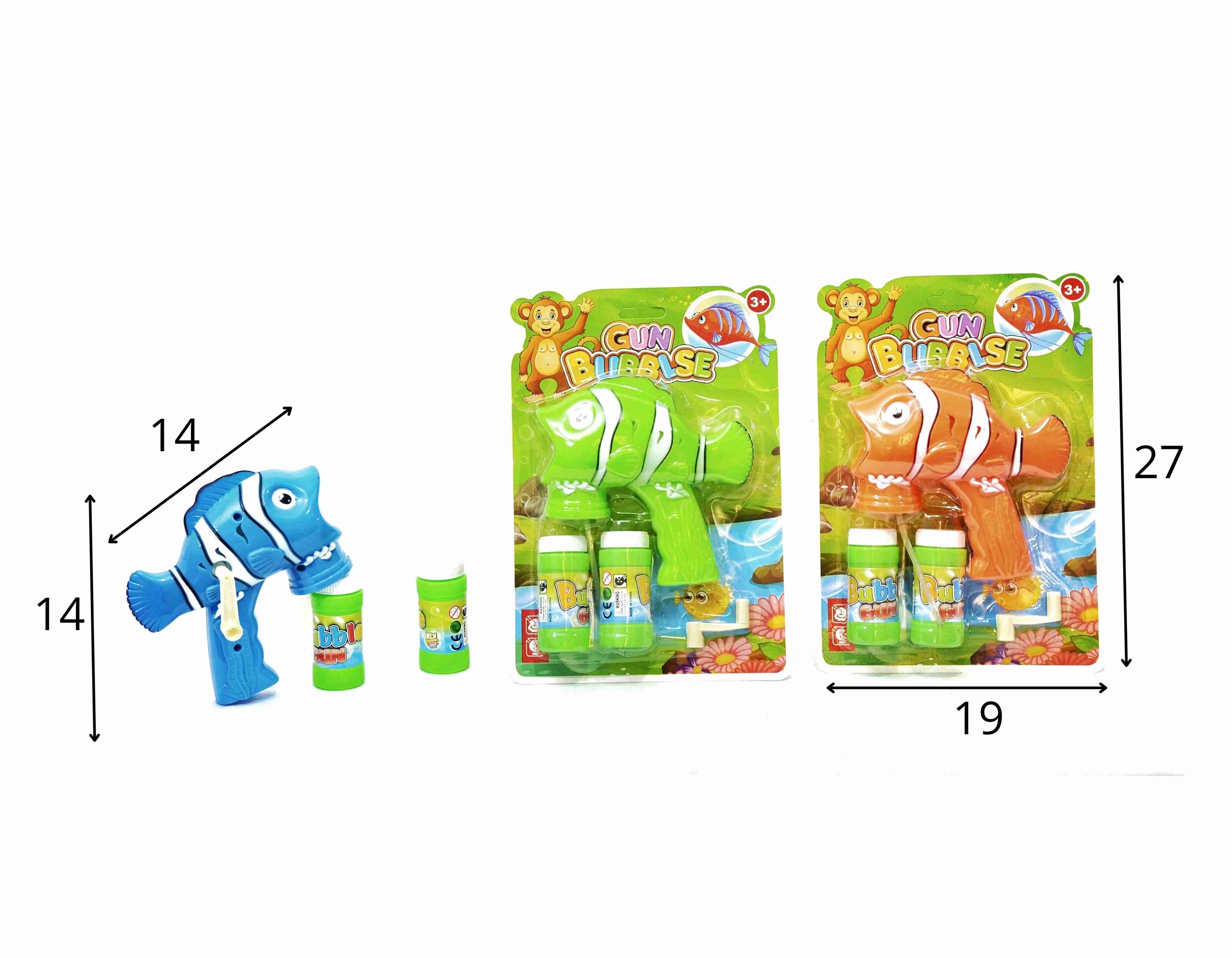 A - LANÇA BOLHAS DE SABÃO NEMO Á CORDA COM CORES VARIADAS (CAIXA FECHADA R$ 14,39 + FT -> 12 PEÇAS)