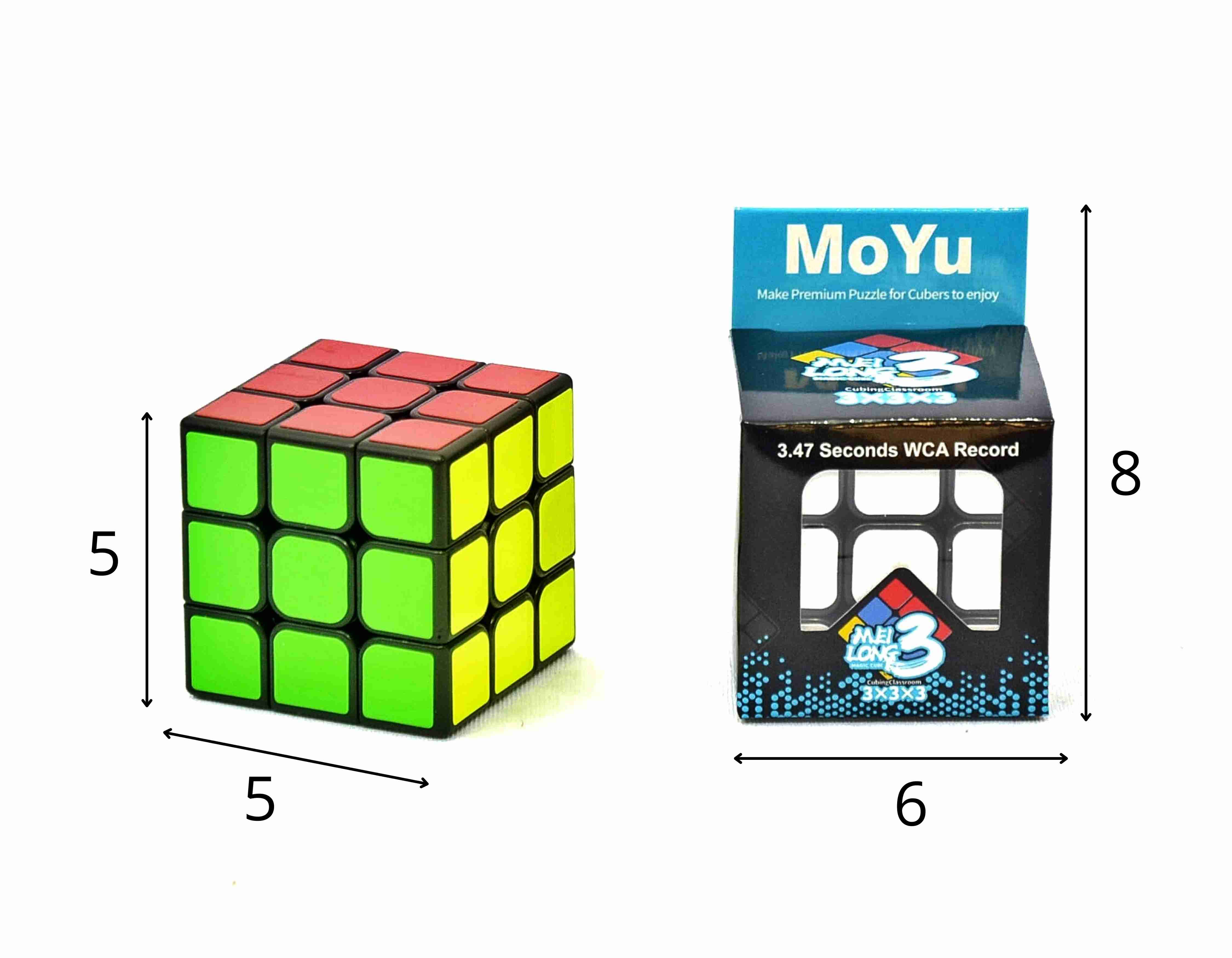 A - CUBO MAGICO MOYU INDIVIDUAL NA CAIXA 