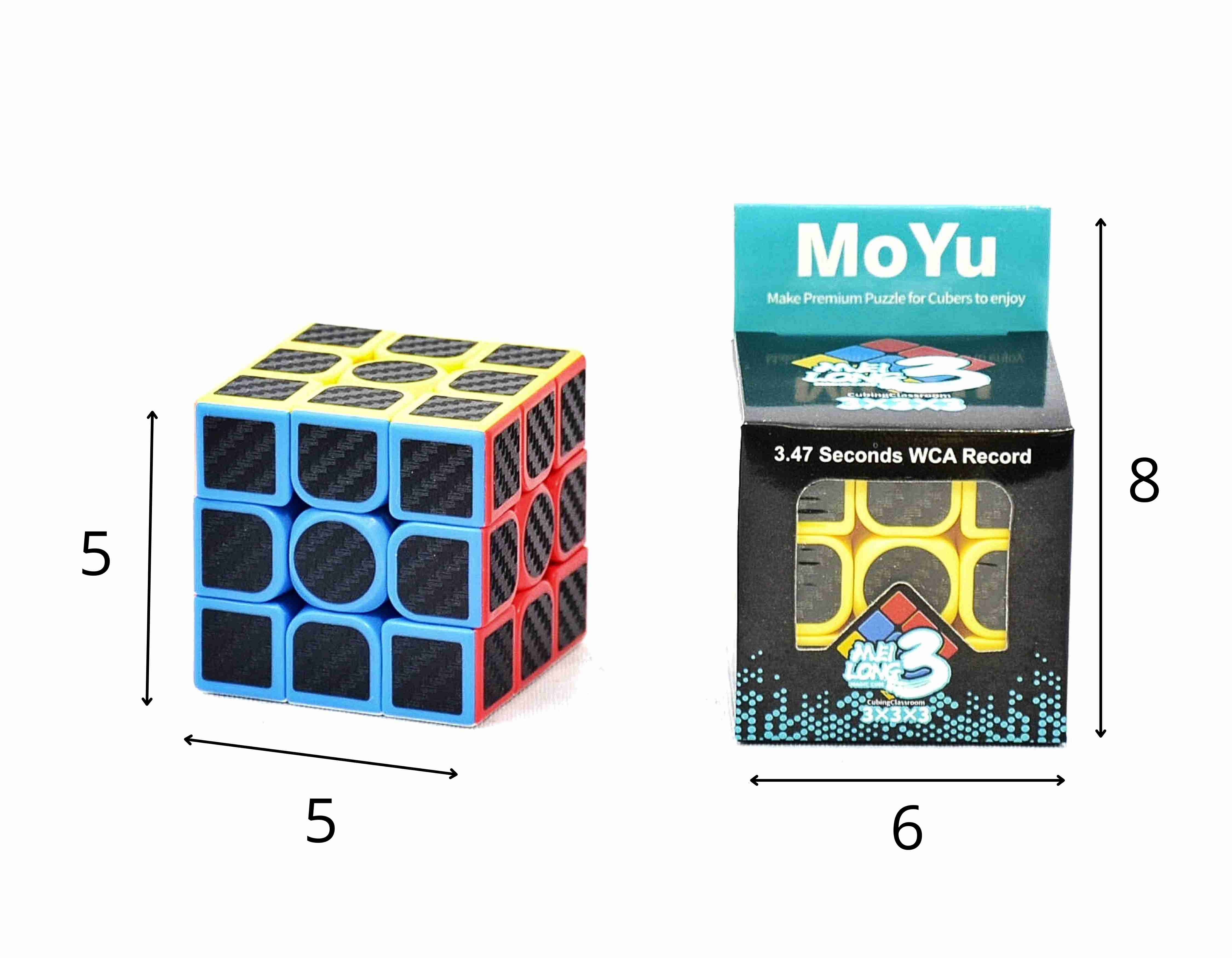 A - CUBO MAGICO MOYU INDIVIDUAL NA CAIXA 