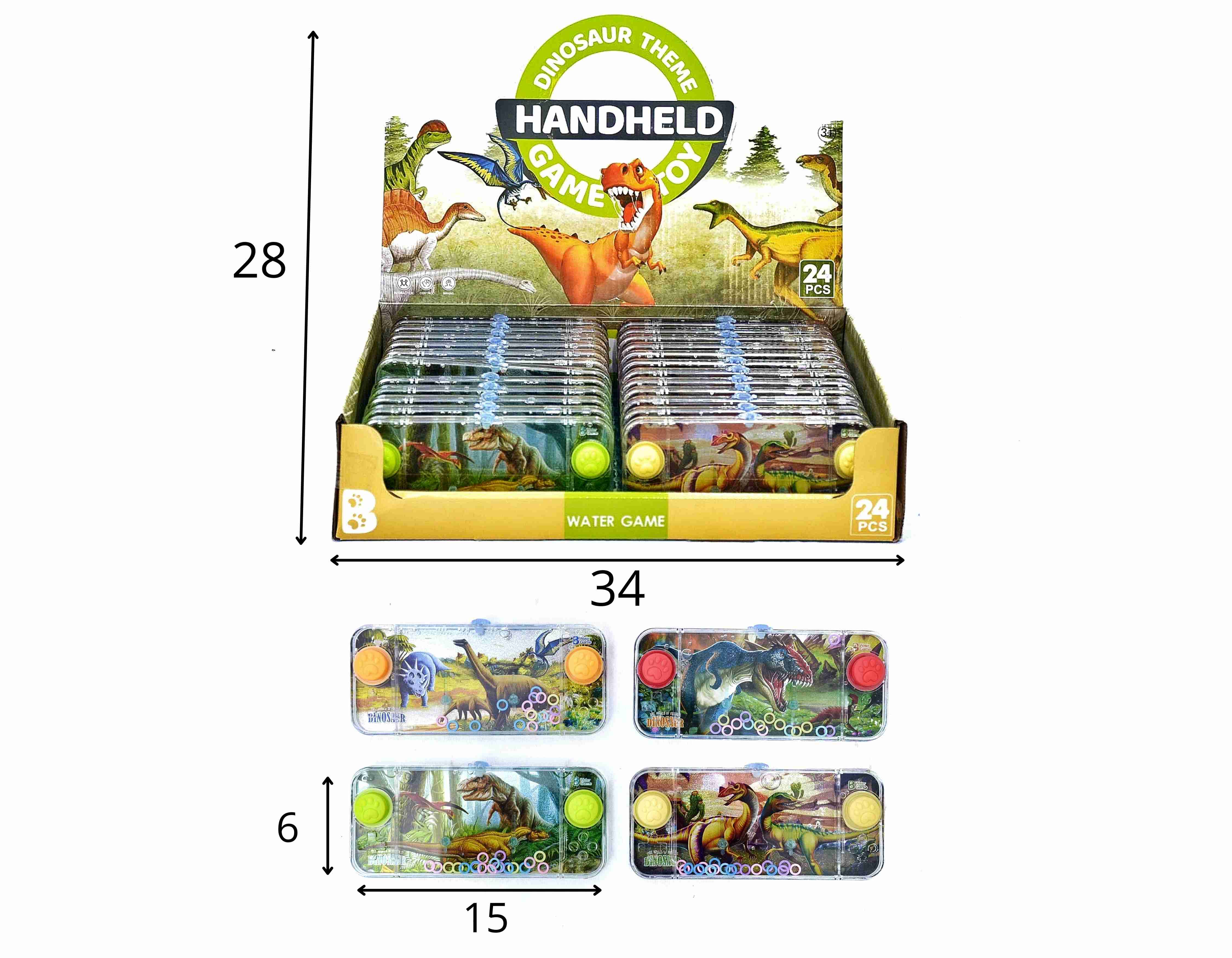 B - AQUAPLAY DINOSSAURO COM MODELOS VARIADOS DISPLAY C/ 24 PÇS
